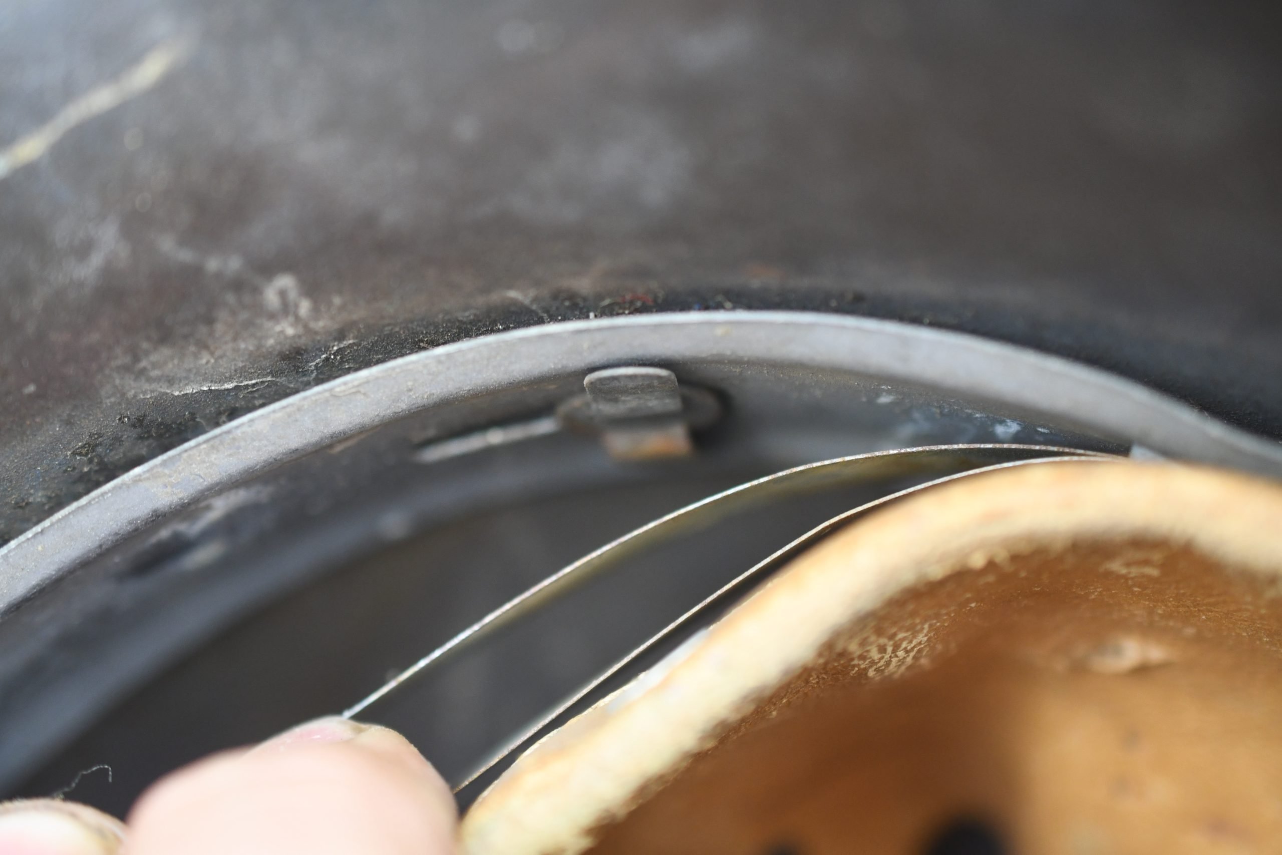 M42 Luftwaffe ex-single decal steel helmet named to 'Paula' NS66 — image 18