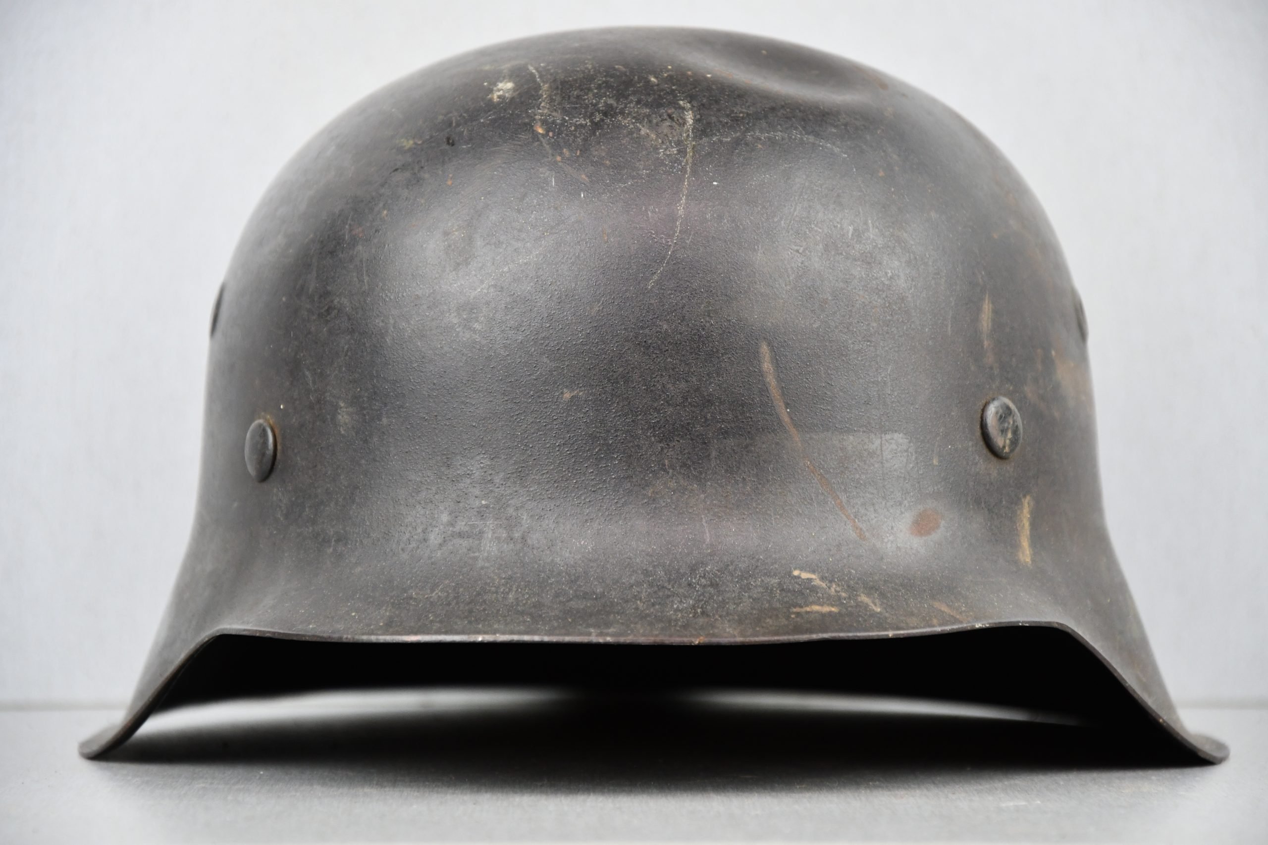M42 Luftwaffe ex-single decal steel helmet named to 'Paula' NS66 — image 2