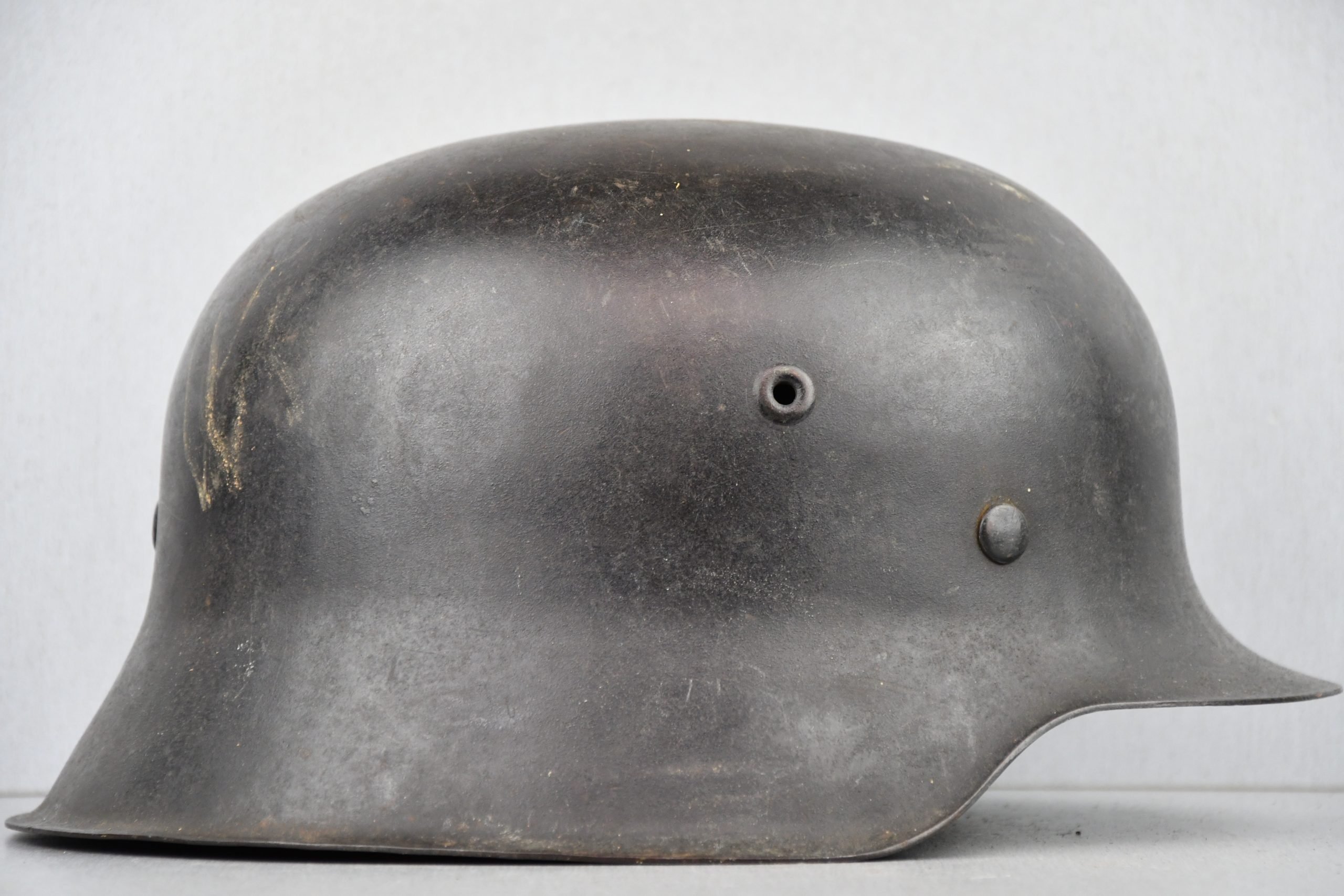 M42 Luftwaffe ex-single decal steel helmet named to 'Paula' NS66 — image 3