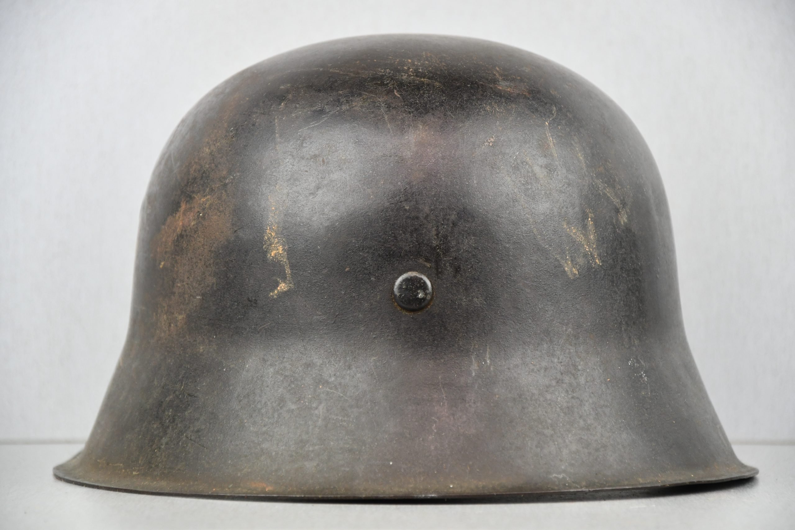 M42 Luftwaffe ex-single decal steel helmet named to 'Paula' NS66 — image 4
