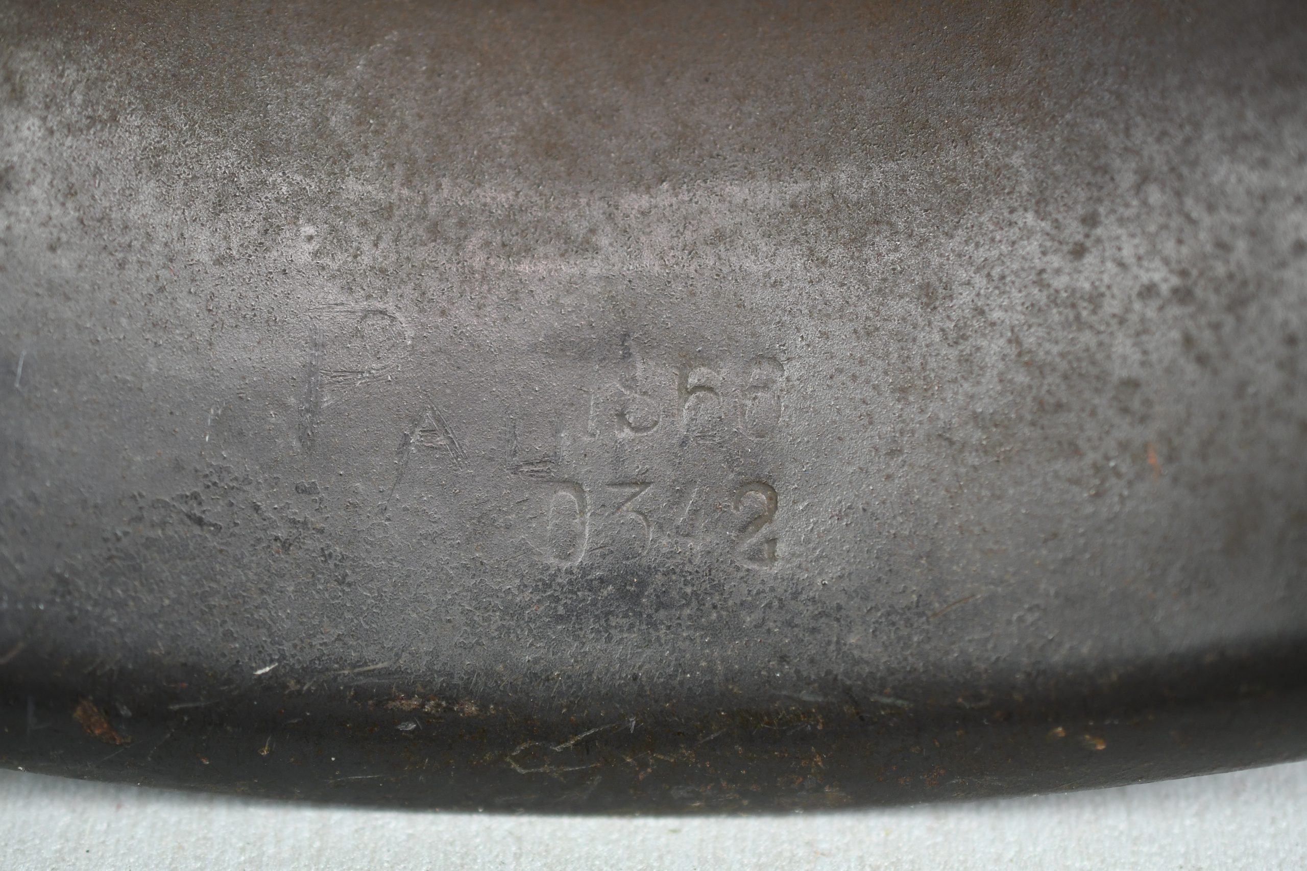 M42 Luftwaffe ex-single decal steel helmet named to 'Paula' NS66 — image 9