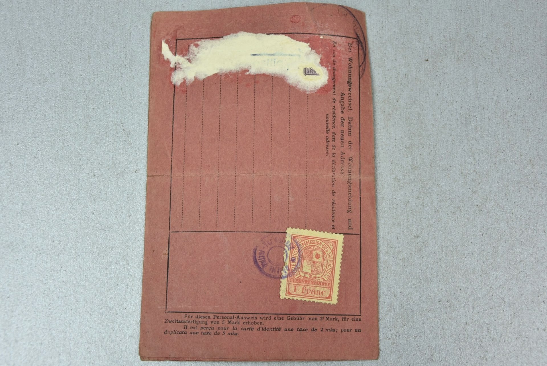 Two identity card from St. Ingbert Saargebiets — image 7