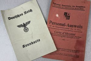 Two identity card from St. Ingbert Saargebiets