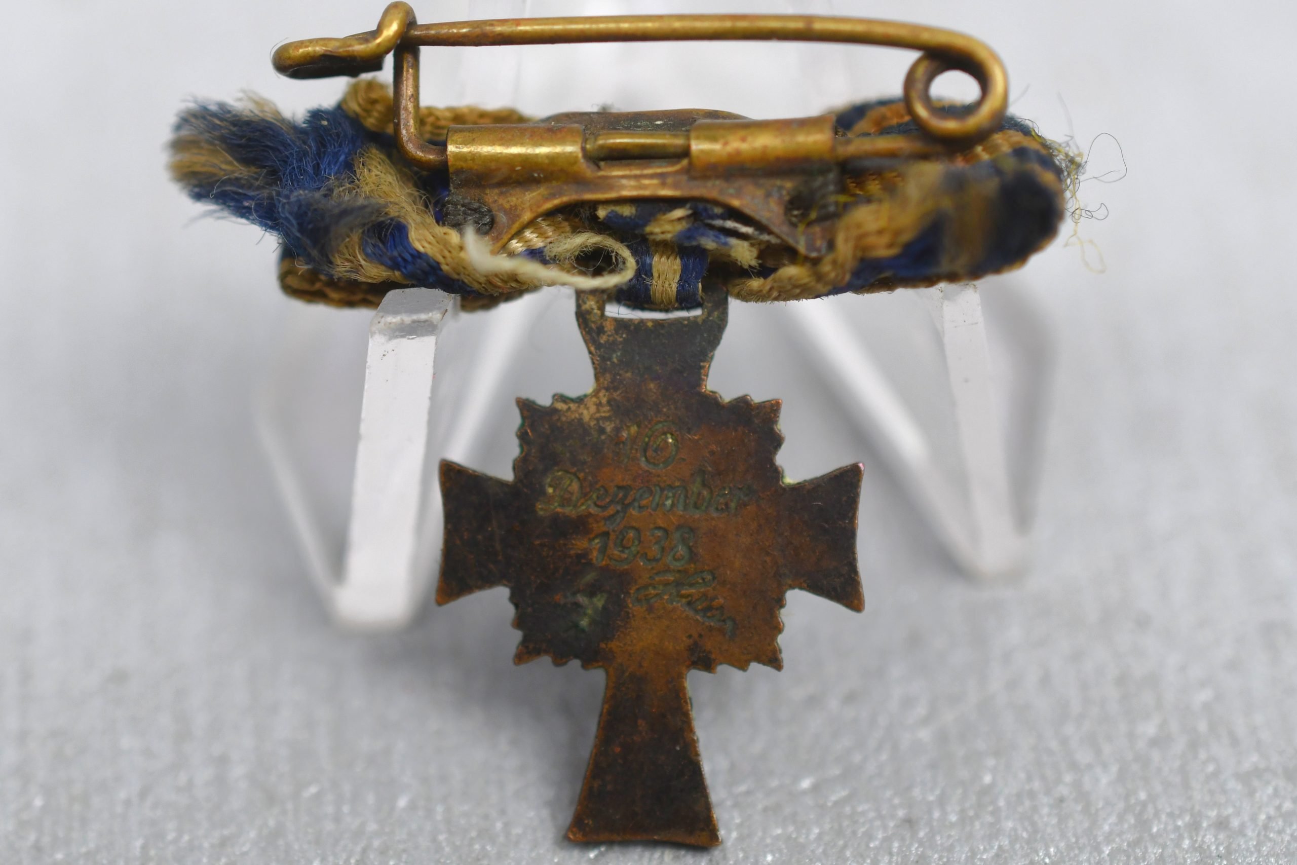 Bronze mother's cross miniature — image 2