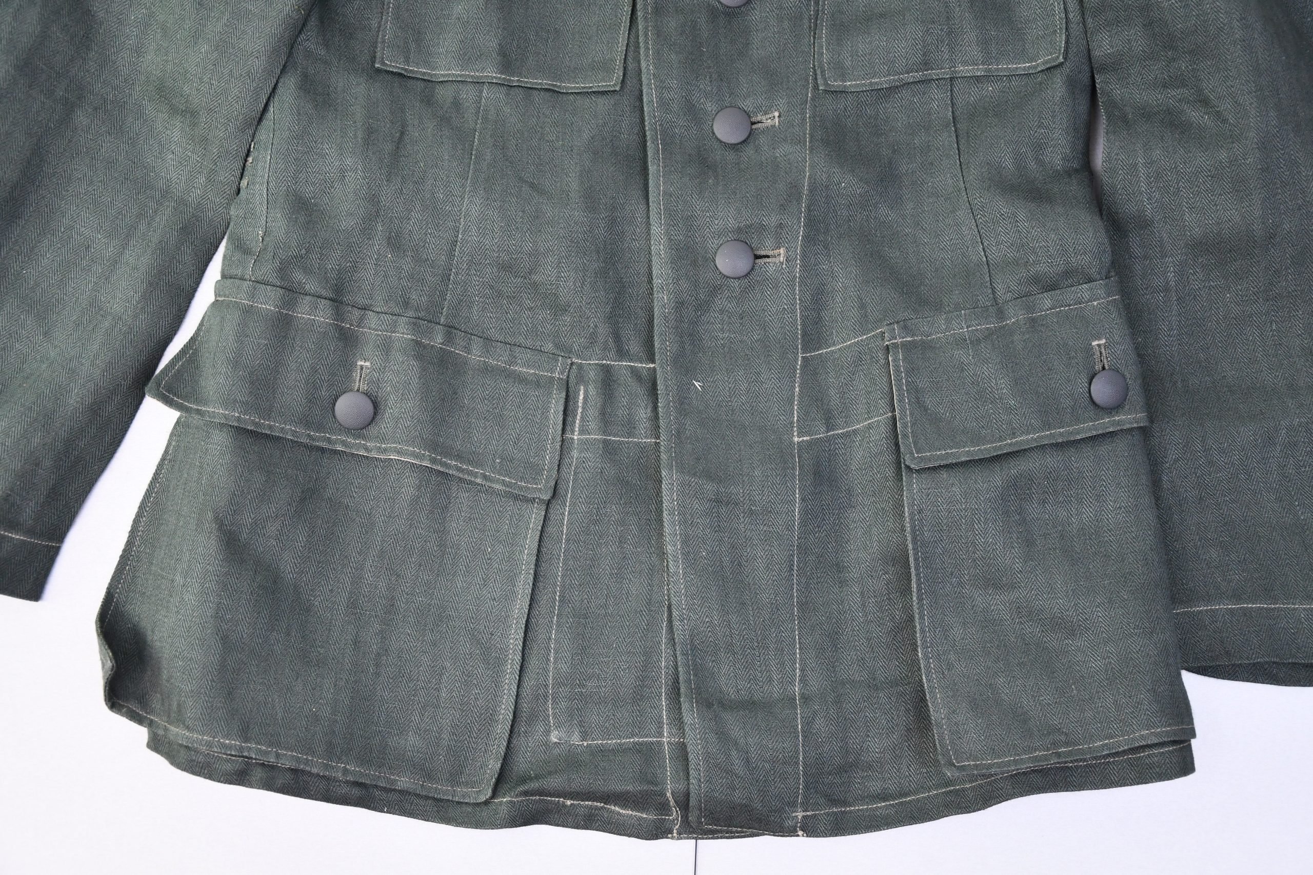 MINT M43 army (Heer) summer Feldbluse in HBT with RBNr. 1943 — image 3