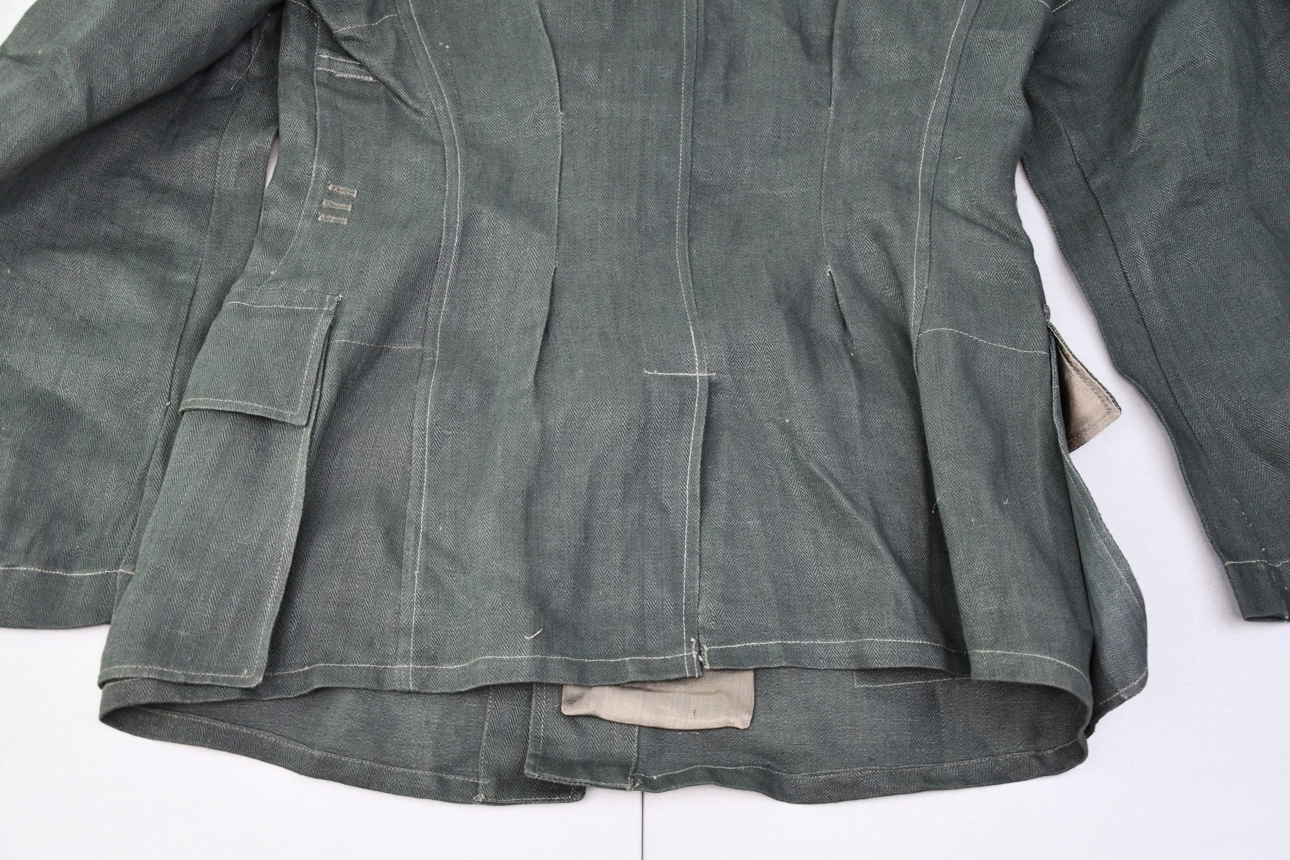 MINT M43 army (Heer) summer Feldbluse in HBT with RBNr. 1943 — image 5