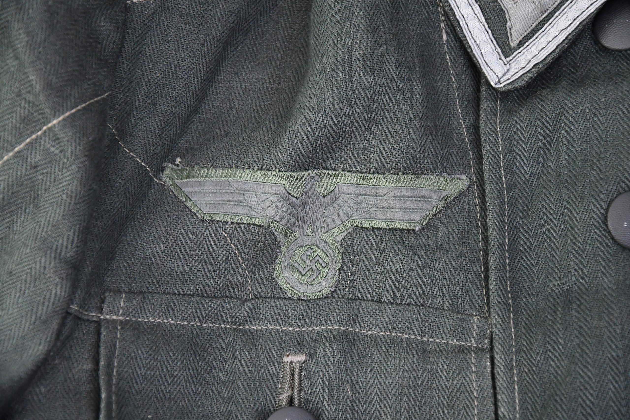 MINT M43 army (Heer) summer Feldbluse in HBT with RBNr. 1943 — image 6