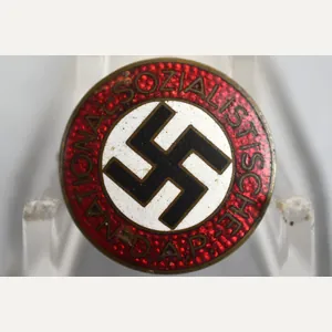NSDAP party pin by RZM M1/142 Josef Hillebrand