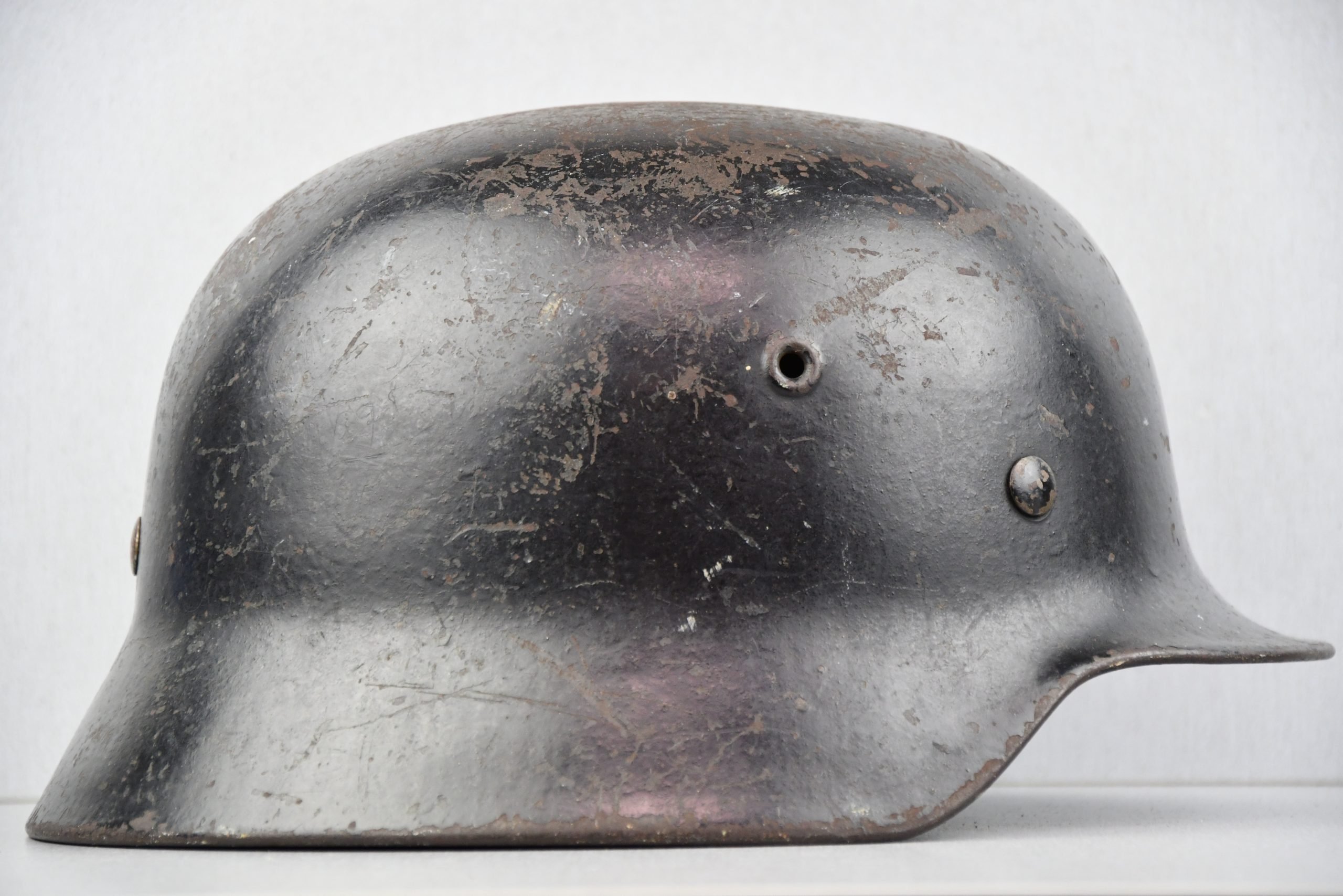 M40 Luftwaffe single decal 'black camouflaged' steel helmet ET66 — image 3