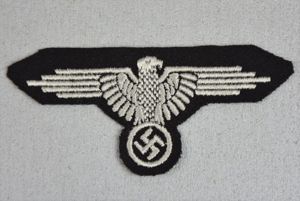 Waffen-SS embroidered rzm-style sleeve eagle