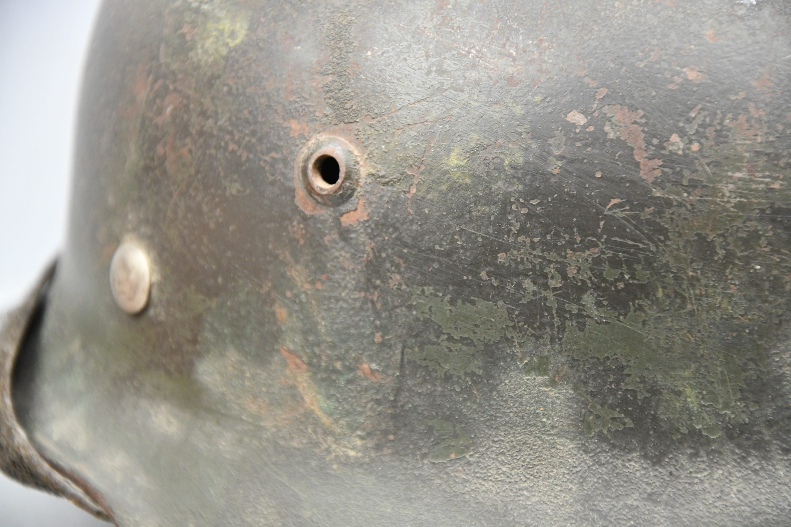 M35 Army (Heer) subtle camouflage helmet SE66 named Hamacher Barthel — image 10