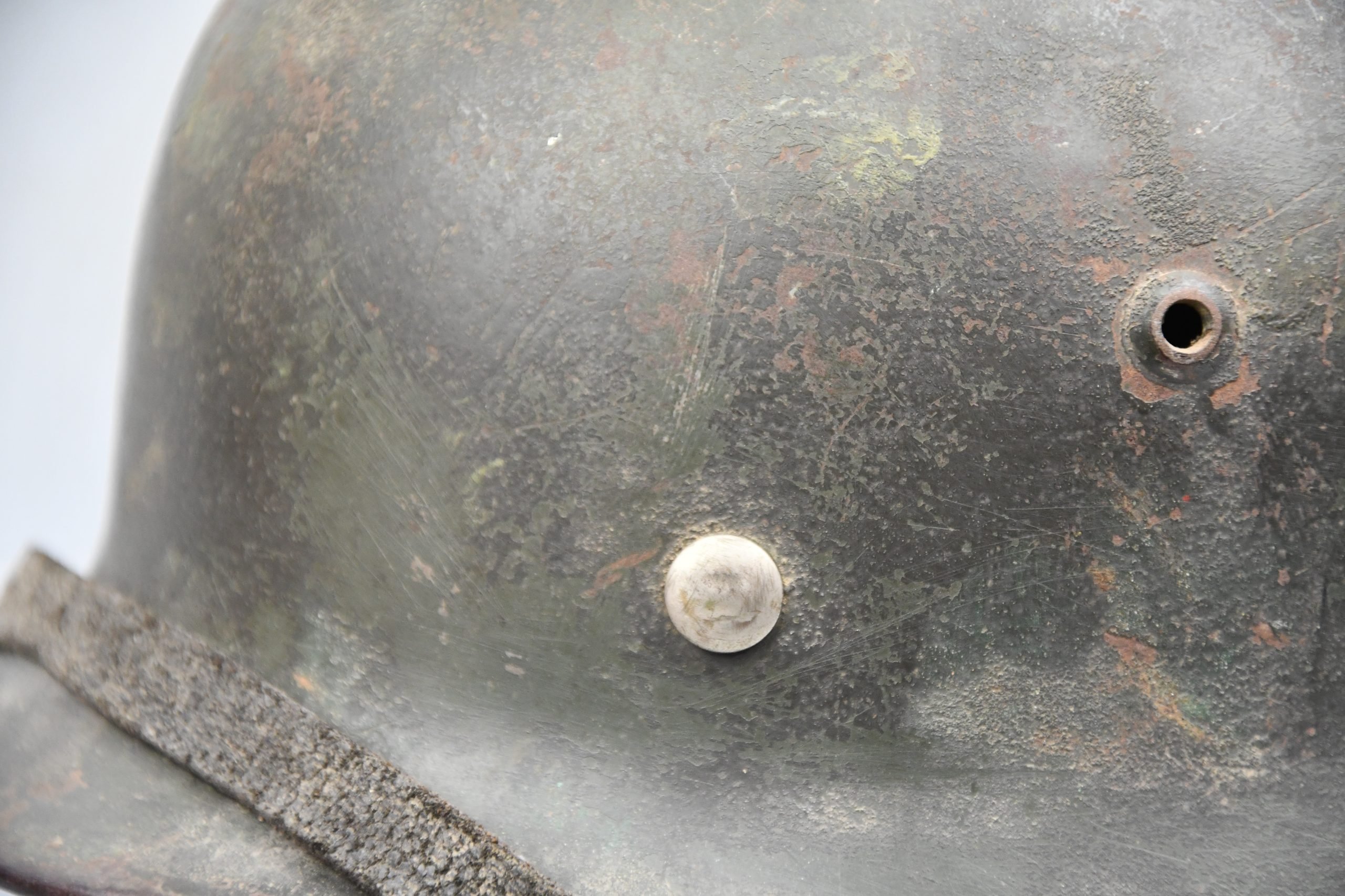 M35 Army (Heer) subtle camouflage helmet SE66 named Hamacher Barthel — image 11