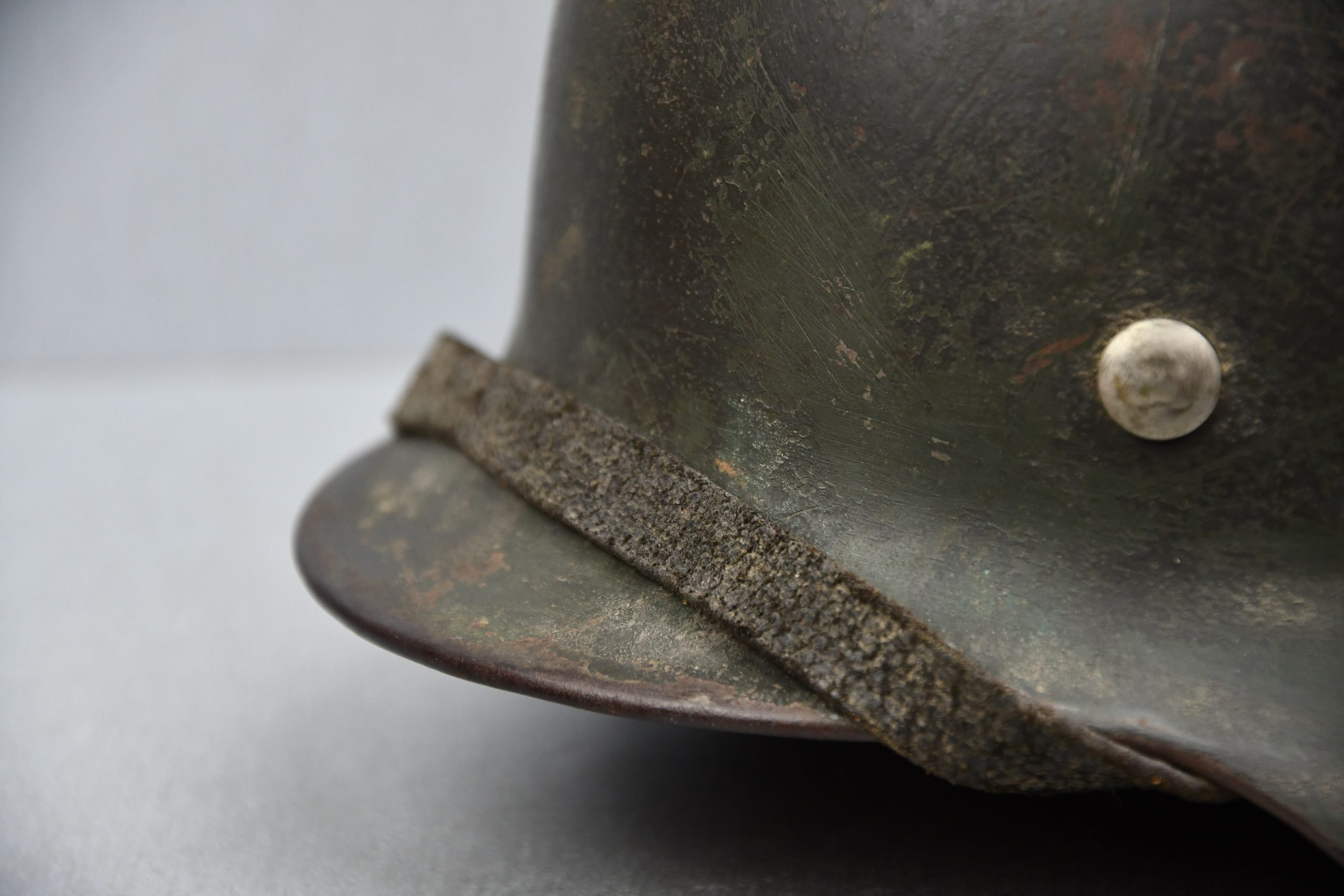 M35 Army (Heer) subtle camouflage helmet SE66 named Hamacher Barthel — image 12