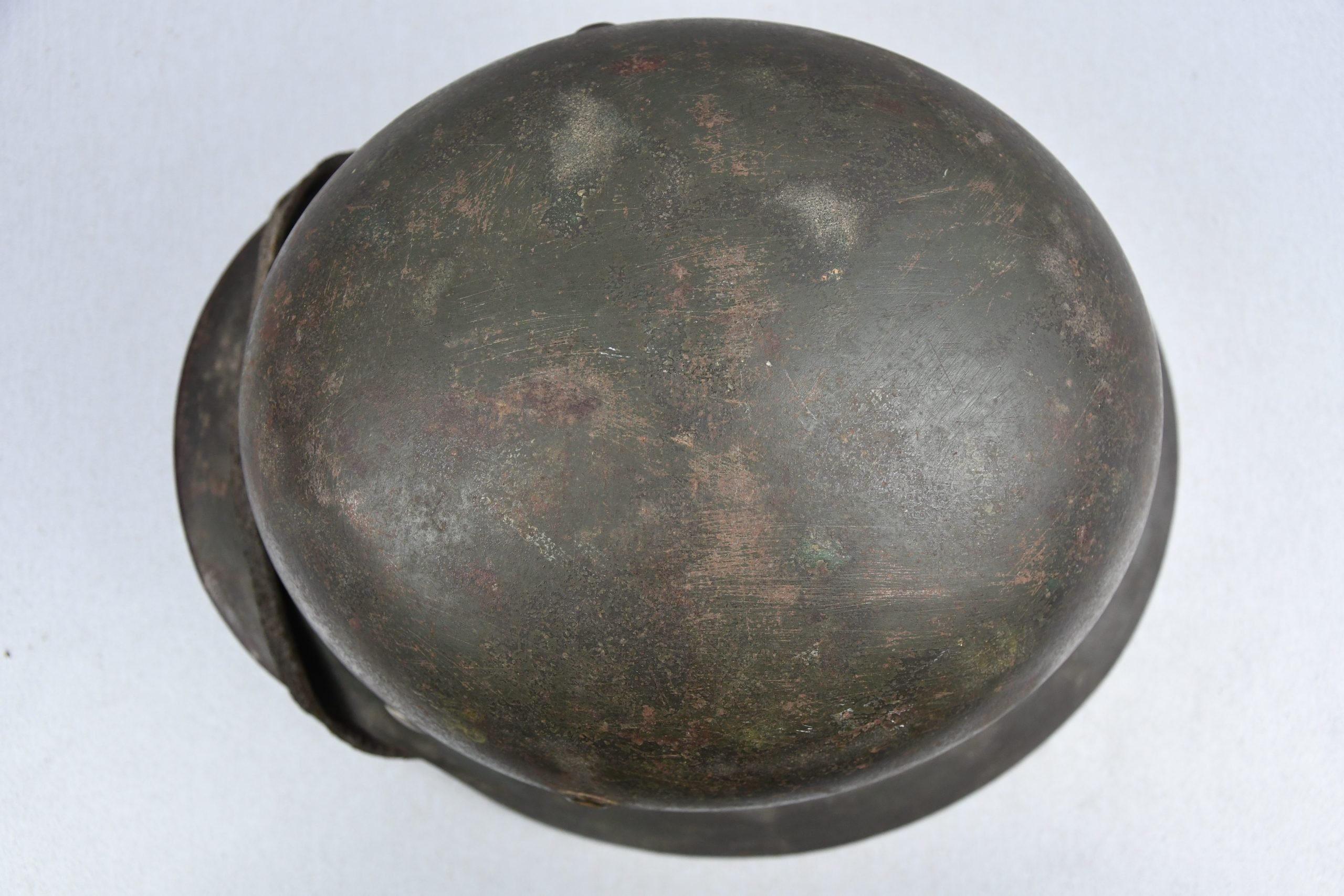 M35 Army (Heer) subtle camouflage helmet SE66 named Hamacher Barthel — image 13