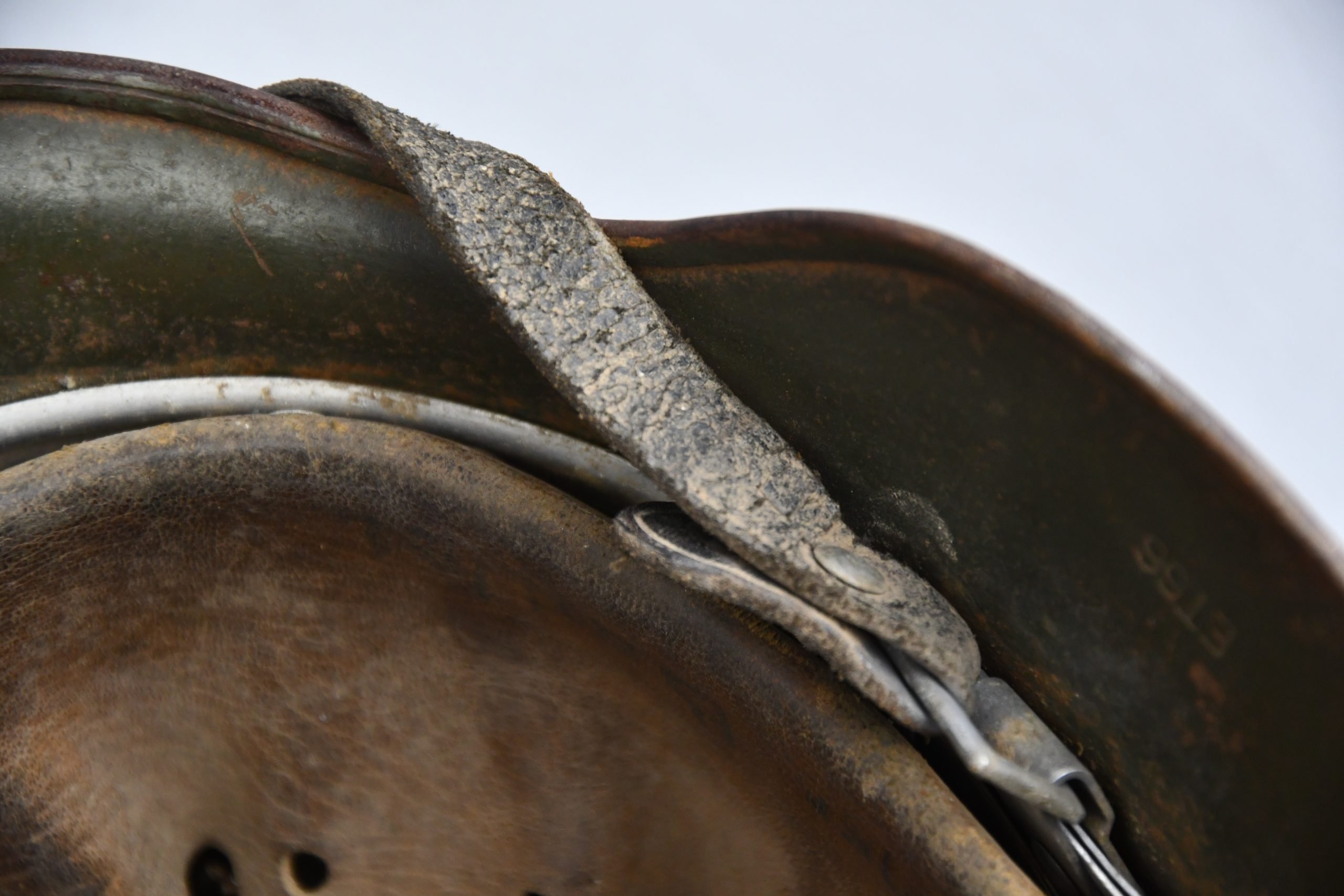 M35 Army (Heer) subtle camouflage helmet SE66 named Hamacher Barthel — image 21