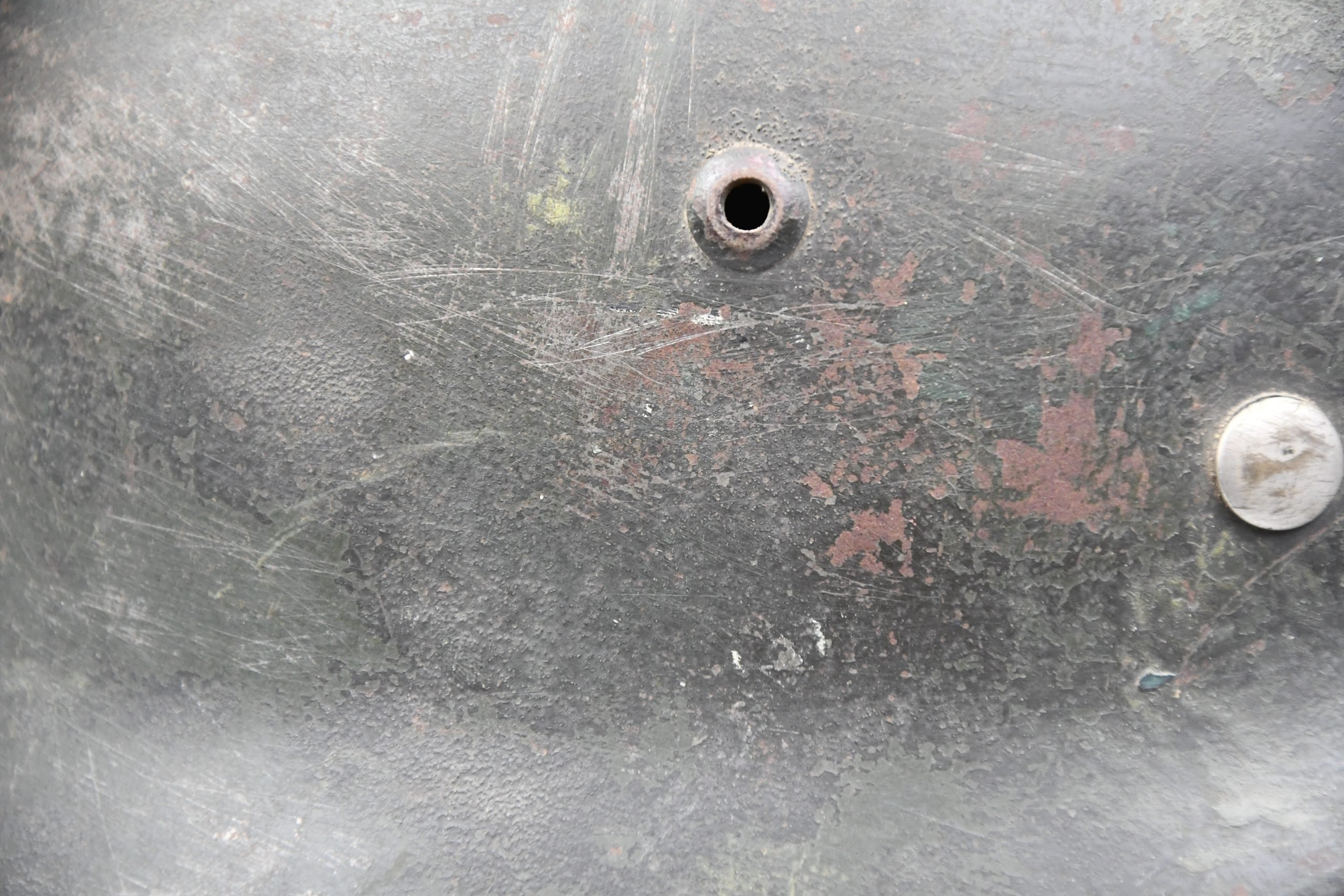 M35 Army (Heer) subtle camouflage helmet SE66 named Hamacher Barthel — image 5