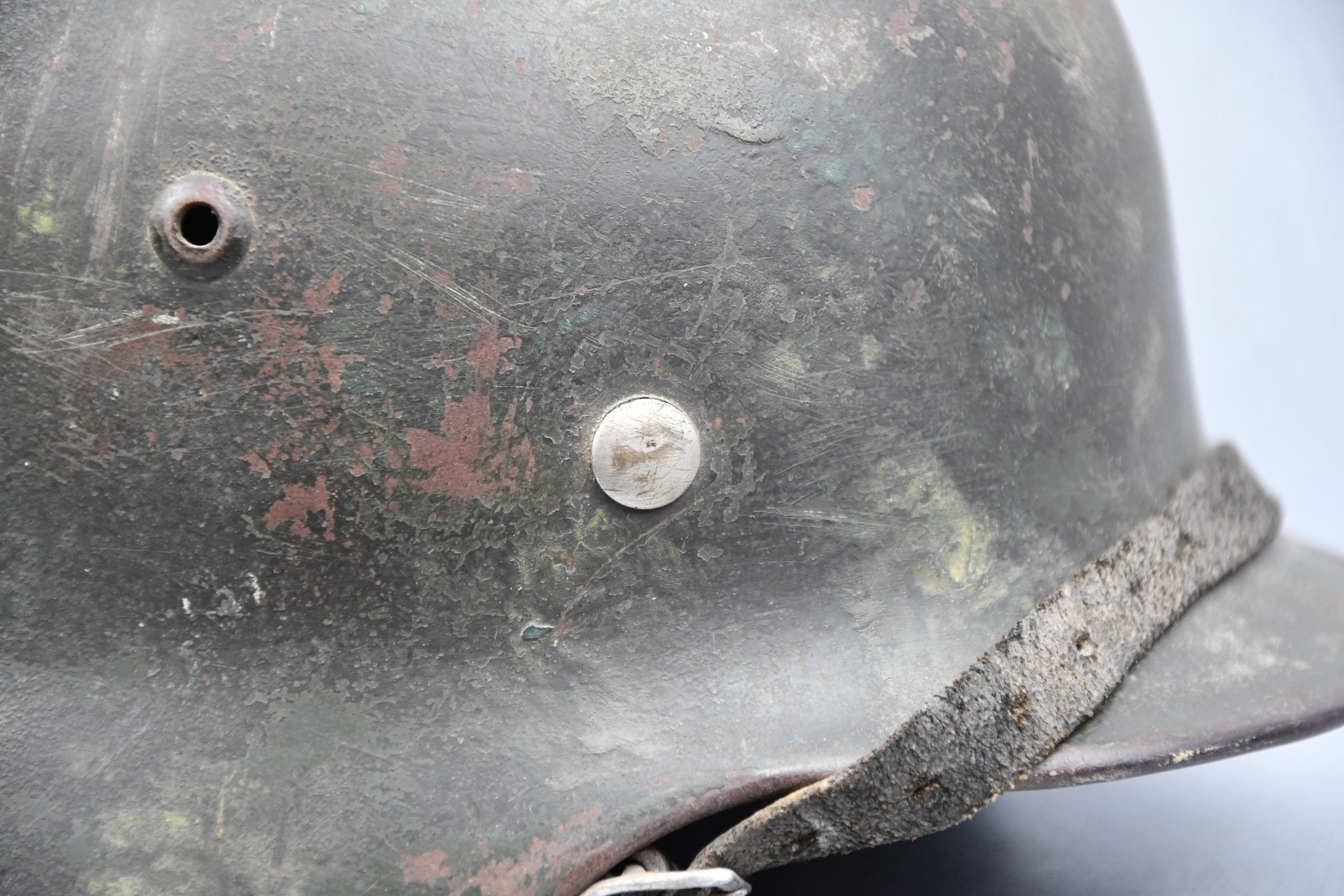 M35 Army (Heer) subtle camouflage helmet SE66 named Hamacher Barthel — image 6