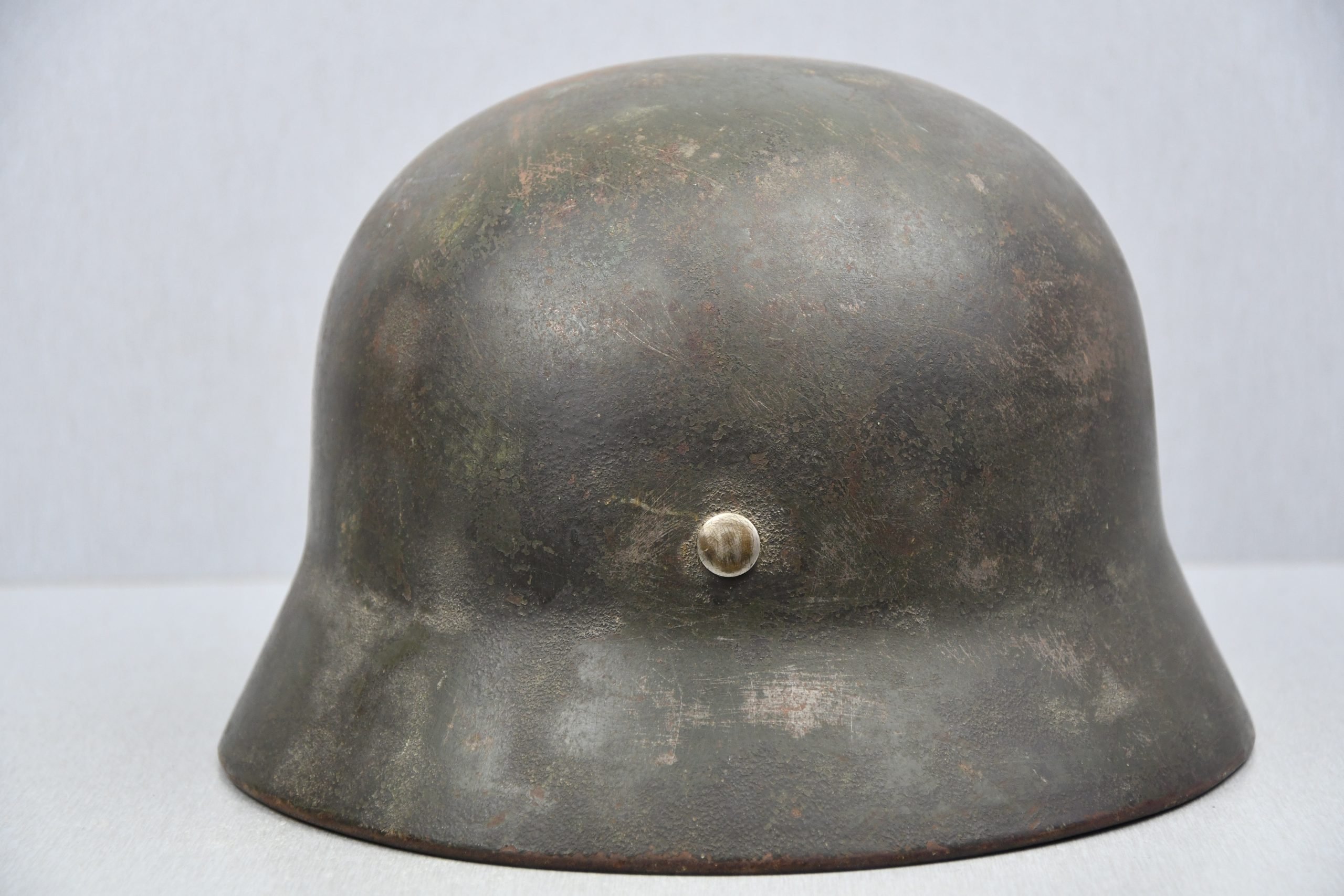 M35 Army (Heer) subtle camouflage helmet SE66 named Hamacher Barthel — image 7
