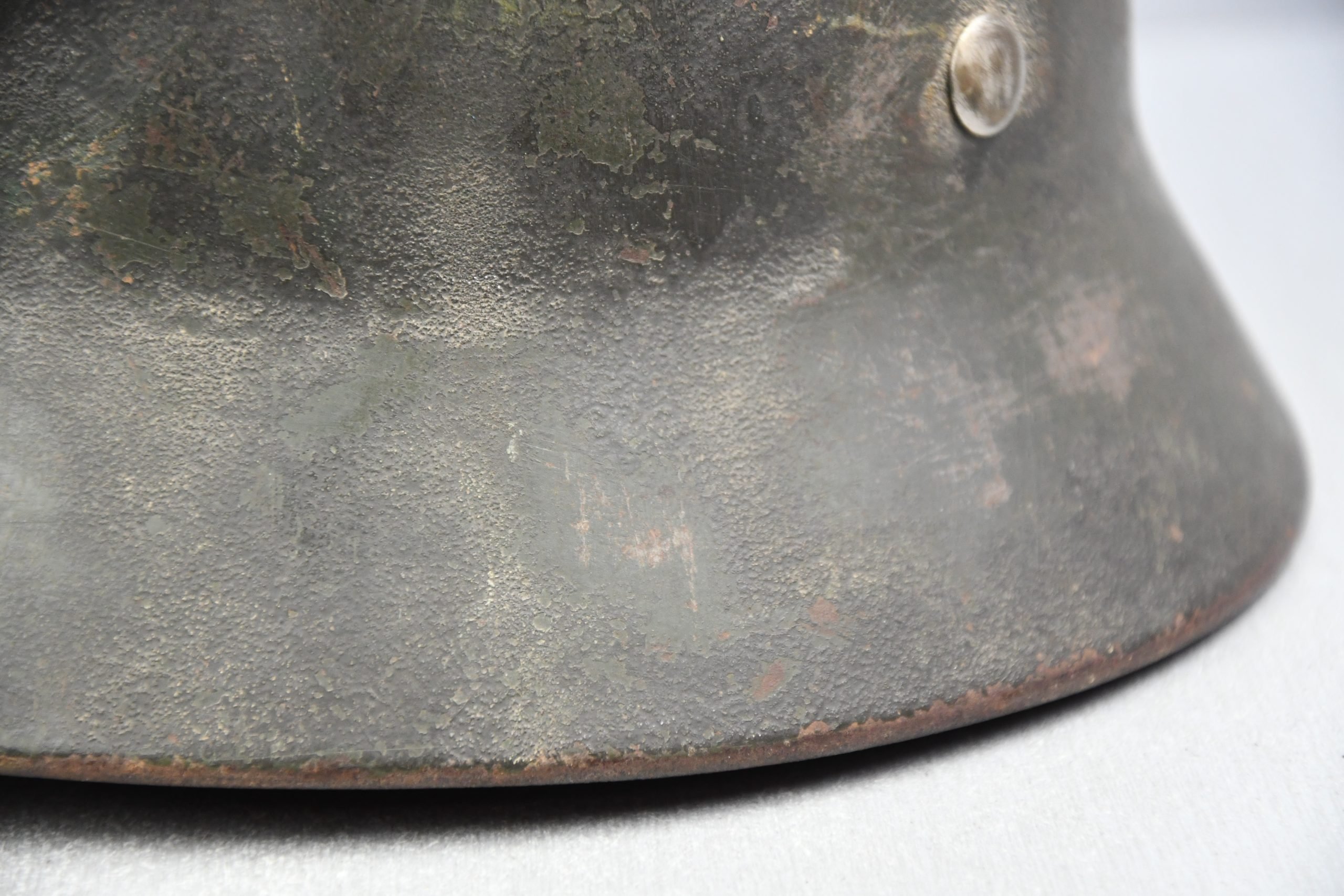M35 Army (Heer) subtle camouflage helmet SE66 named Hamacher Barthel — image 8