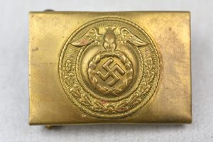 Early 'small' brass SA belt buckle