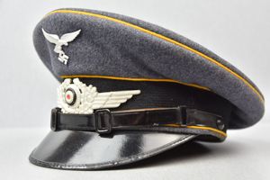 Luftwaffe EM/NCO visor cap for pilot by Criha 'Kampfgeschwader 255' …