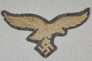 Standard Luftwaffe embroidered breast eagle