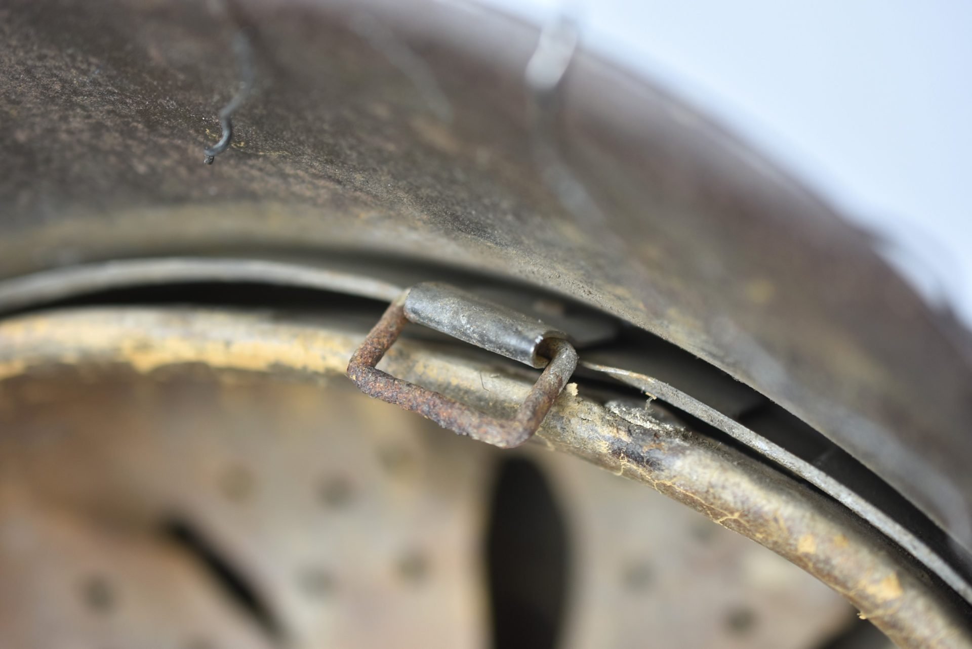 M42 Luftwaffe single decal two tone camoulfage full basket chicken wire helmet ET64 — image 26