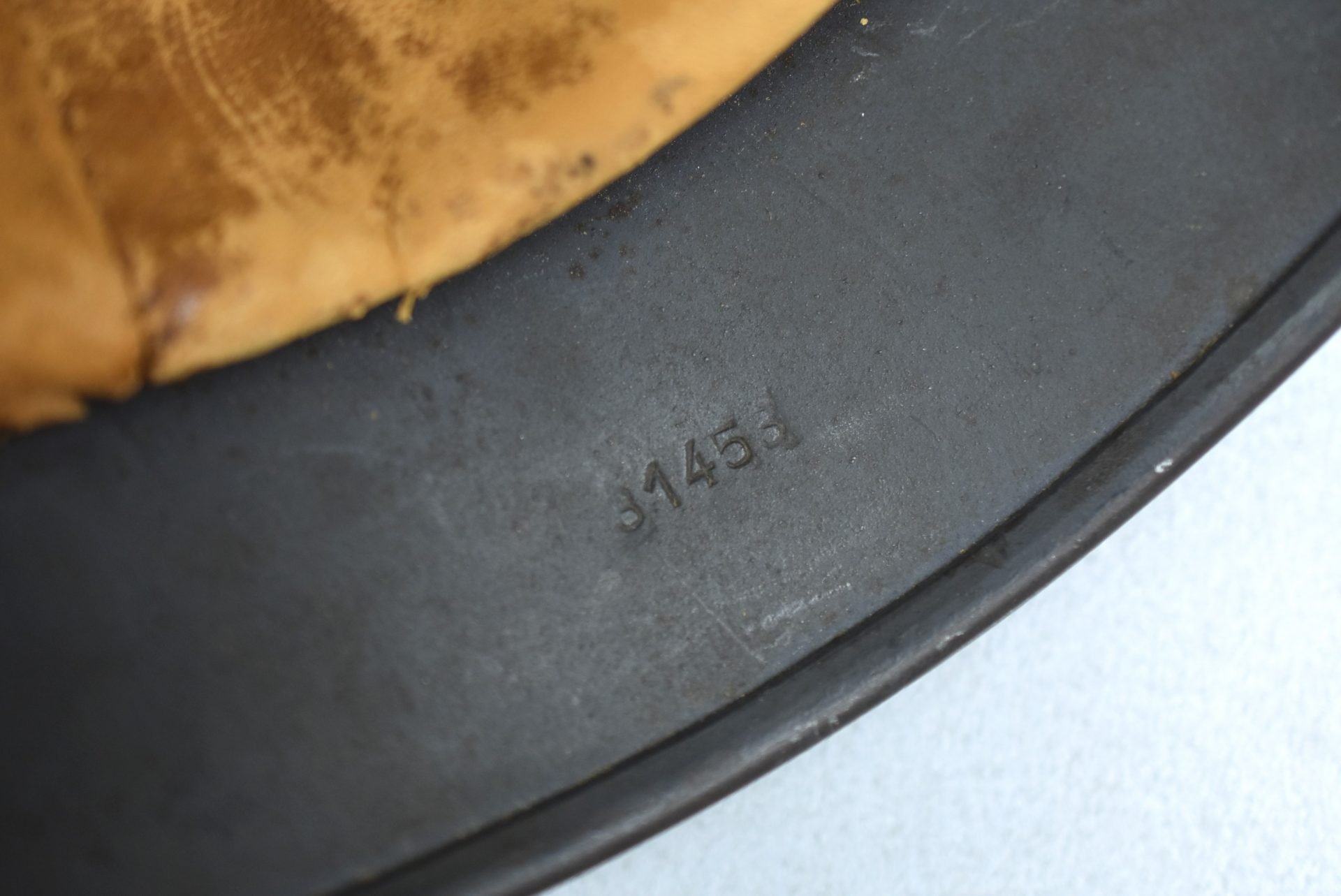 M40 Luftwaffe single decal steel helmet Q64 — image 24