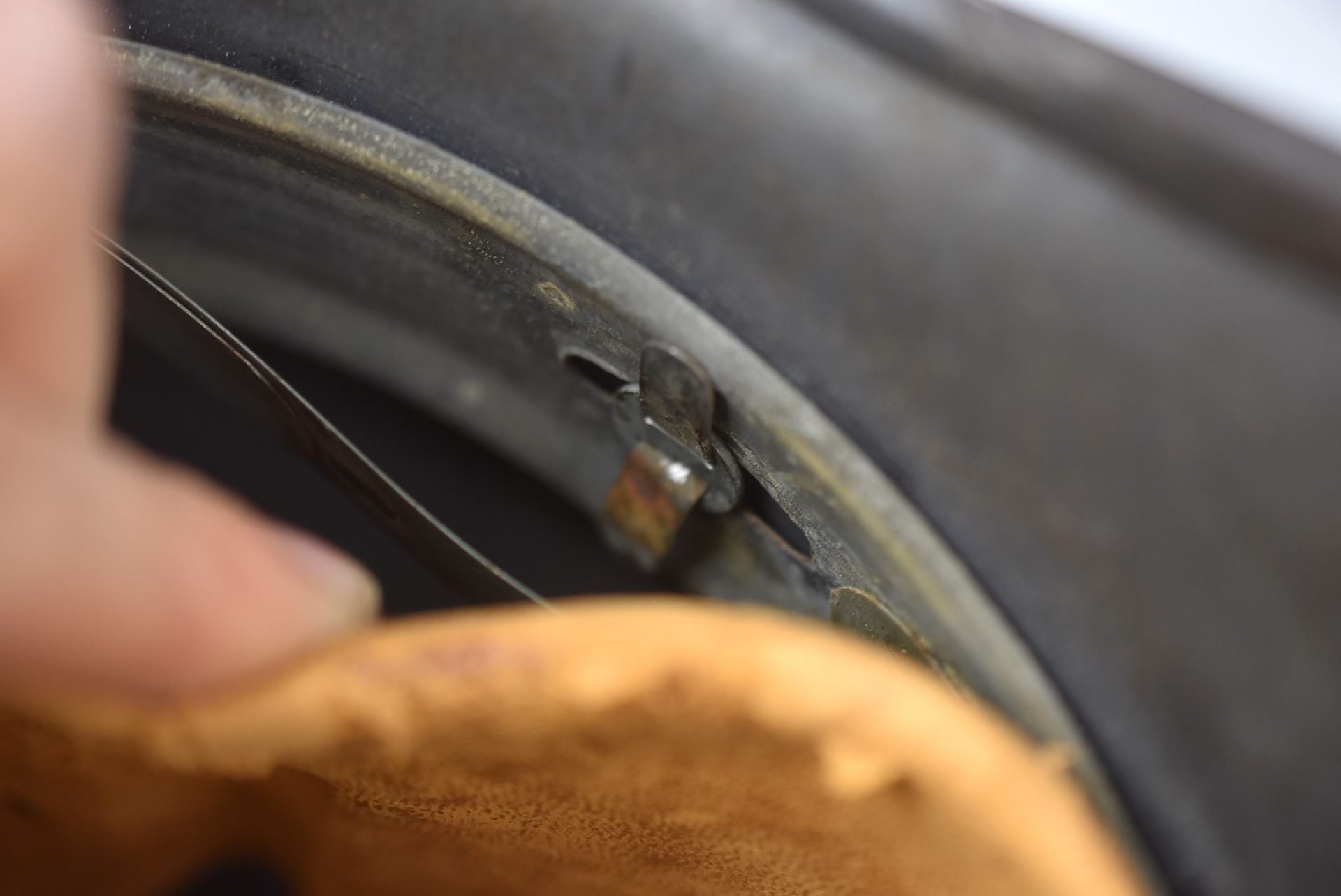 M40 Luftwaffe single decal steel helmet Q64 — image 27