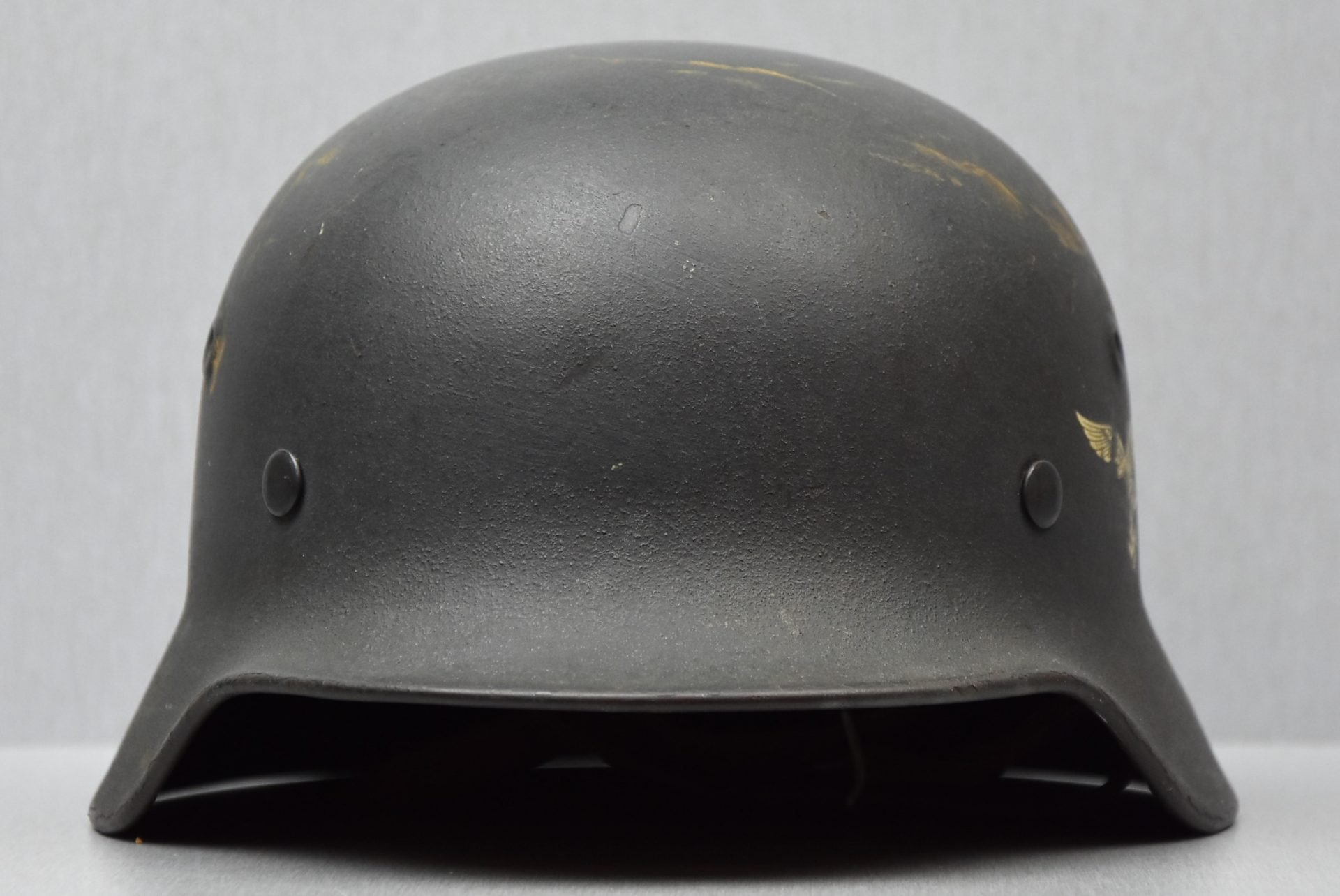 M40 Luftwaffe single decal steel helmet Q64 — image 5