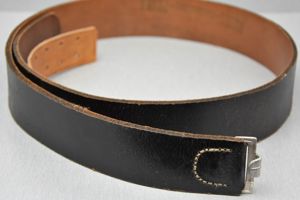 MINT Wehrmacht/SS leather equipment belt by Schmidt 1938