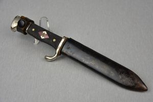 Transitional Hitlerjugend knife by Klittermann & Moog RZM 7/29 1938