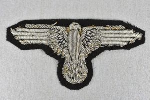 Waffen-SS silver bullion officer eagle