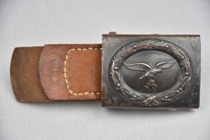 Luftwaffe steel belt buckle by Richard Sieper & Söhne 1940