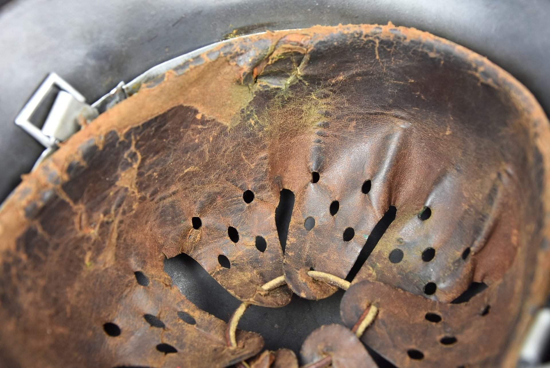 M35 Luftwaffe double decal steel helmet Q64 1937 — image 11