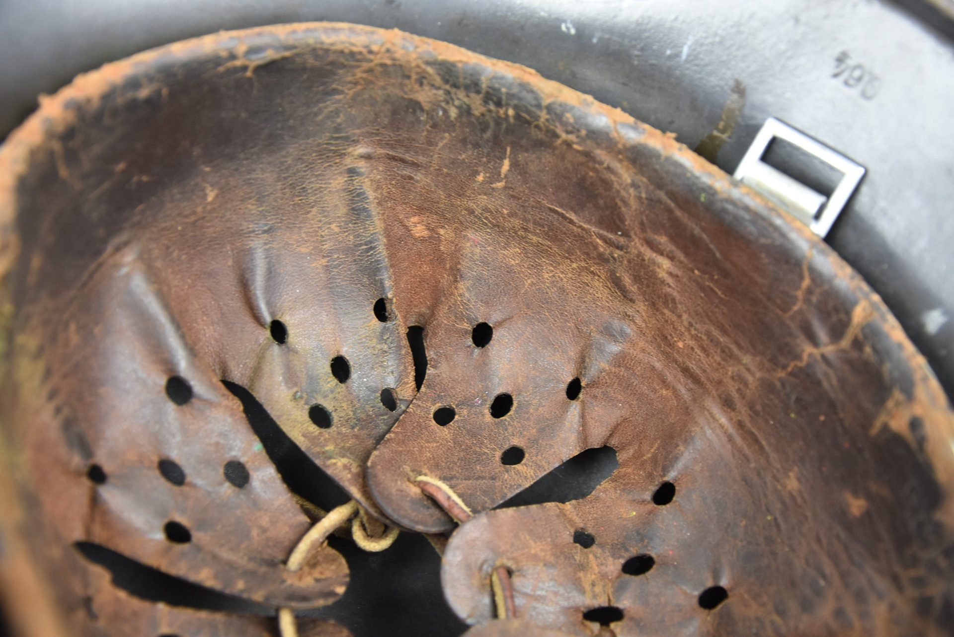 M35 Luftwaffe double decal steel helmet Q64 1937 — image 12