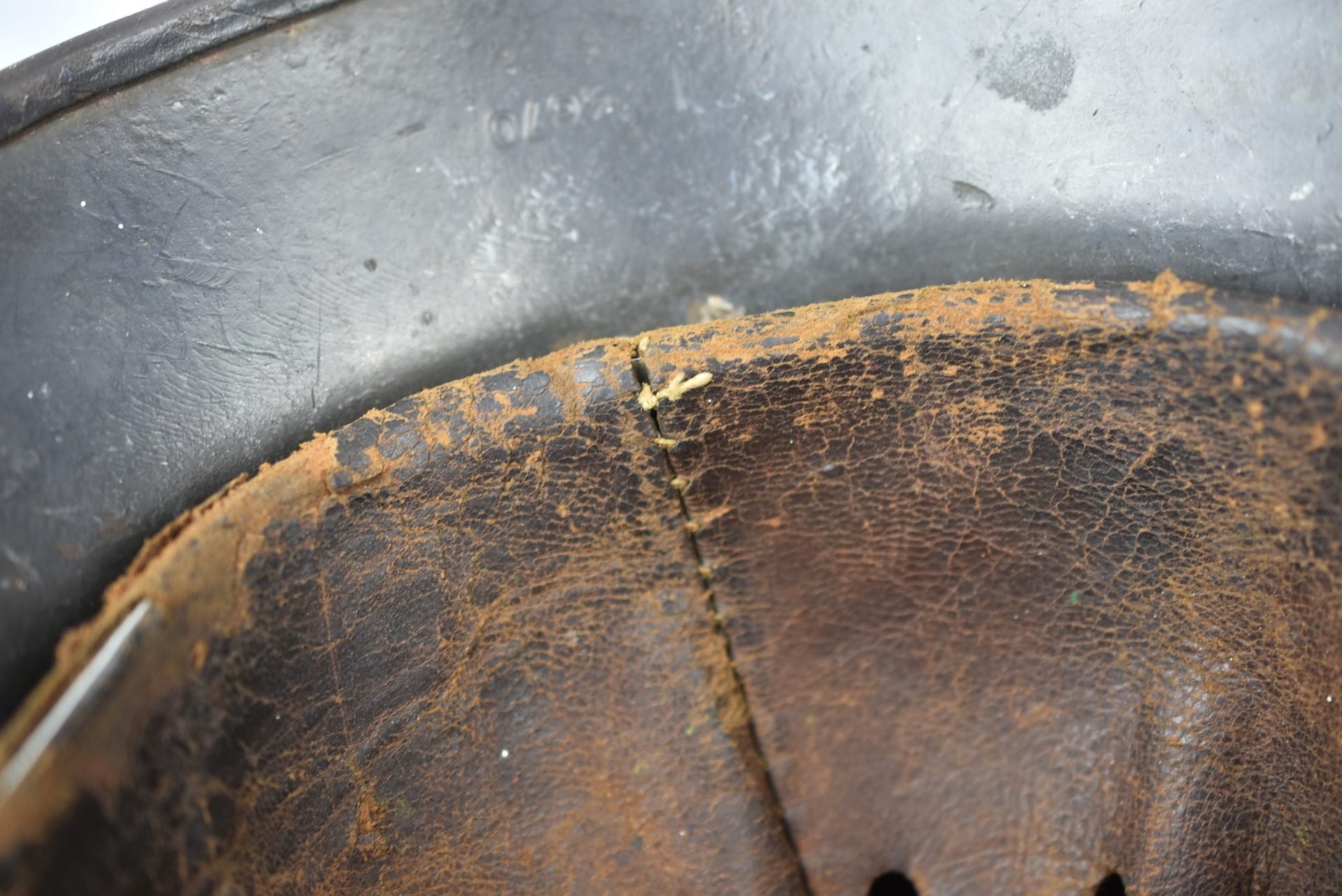 M35 Luftwaffe double decal steel helmet Q64 1937 — image 17