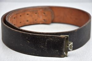 MINT Wehrmacht/SS leather equipment belt by Schmidt 1937