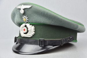 Army (Heer) Gebirgsjäger enlisted visor cap named and unit marked …