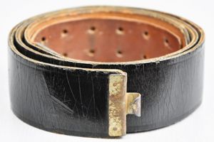 Wehrmacht enlisted lacquered dress parade belt