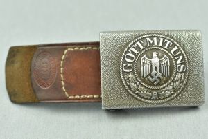 Army (Heer) aluminum belt buckle by Richard Sieper & Söhne …