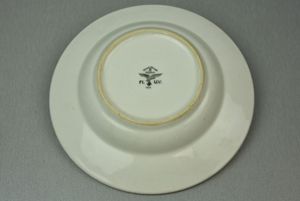 Luftwaffe porcelain soup plate by Johann Haviland 1940