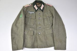 M43 army (Heer) officer Feldbluse Panzerjäger-Abteilung 5
