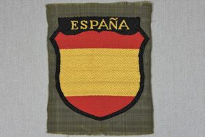 Wehrmacht Spanish volunteer arm shield 'División Azul'
