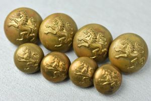WW2 Belgian brass uniform buttons
