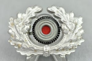 Army (Heer) officer visor cap cocarde by G.B. 1938