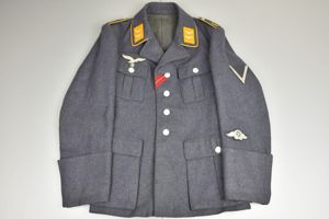 RARE Luftwaffe pilot four pocket tunic 'Luftkriegsschule' 1939
