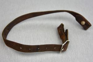 Luftwaffe helmet chin strap by Franz Brehme 'LBA' 1938