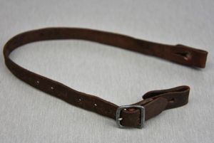 Luftwaffe helmet chin strap by Franz Brehme 'LBA' 1938