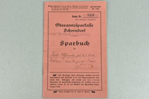 German bank account savings booklet 1943